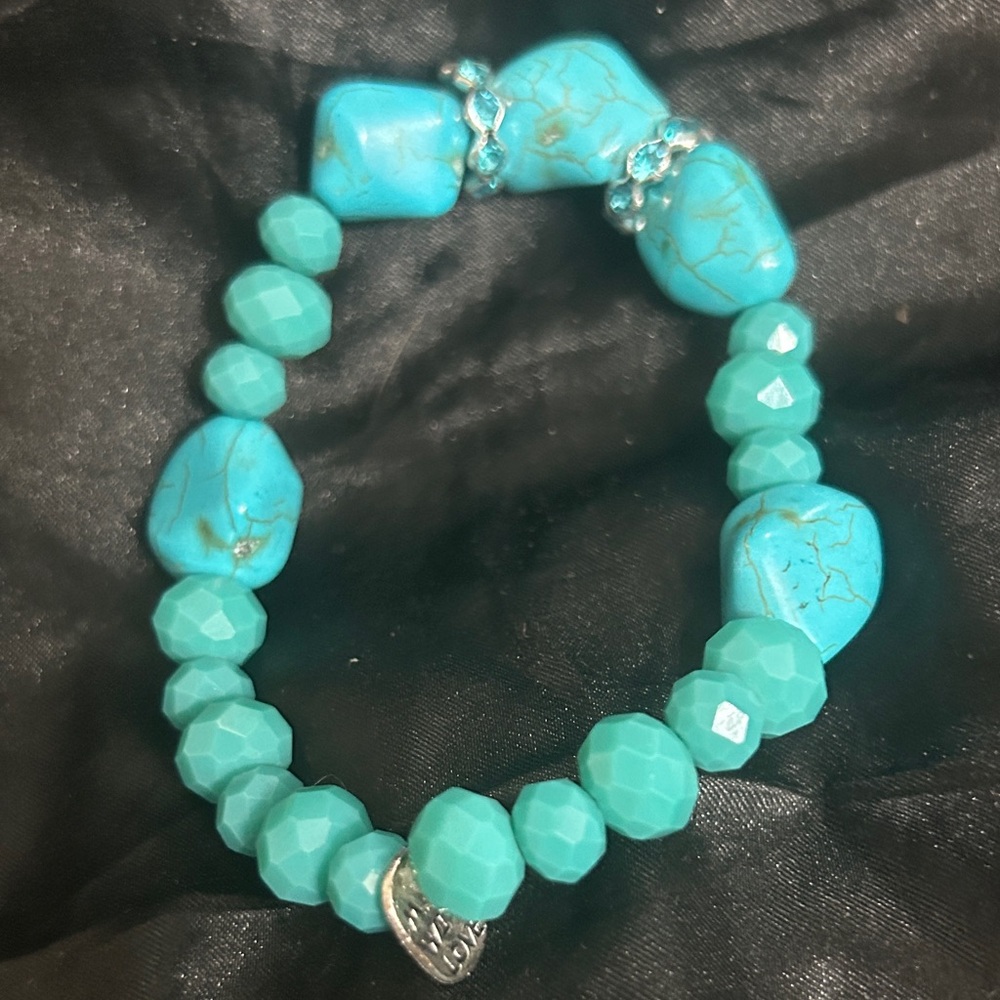 Turquoise Beaded Bracelet